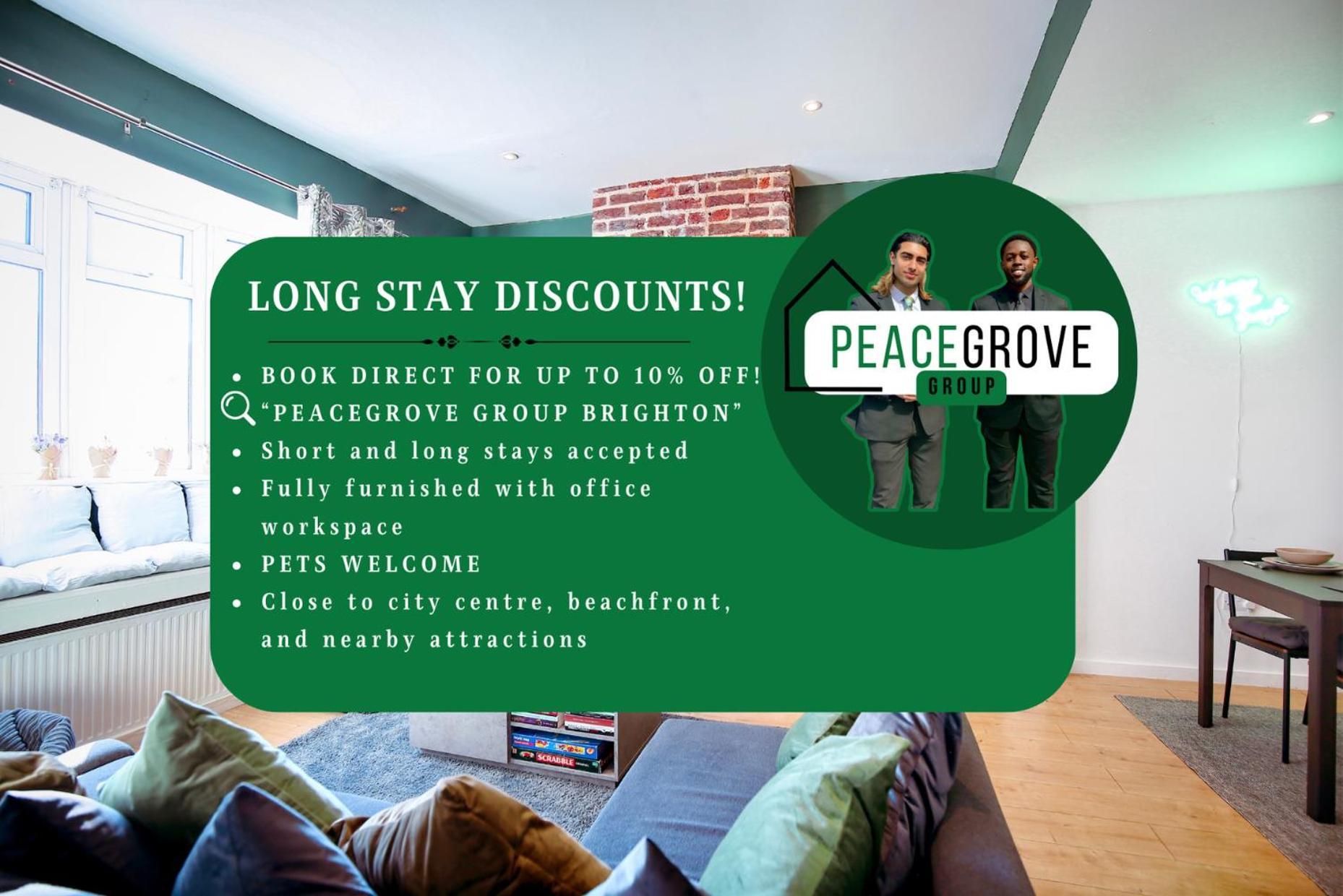 Three Bedroom House By Peacegrove Homes Short Lets & Serviced Accommodation Brighton With Free Wifi & Pet Friendly Ngoại thất bức ảnh