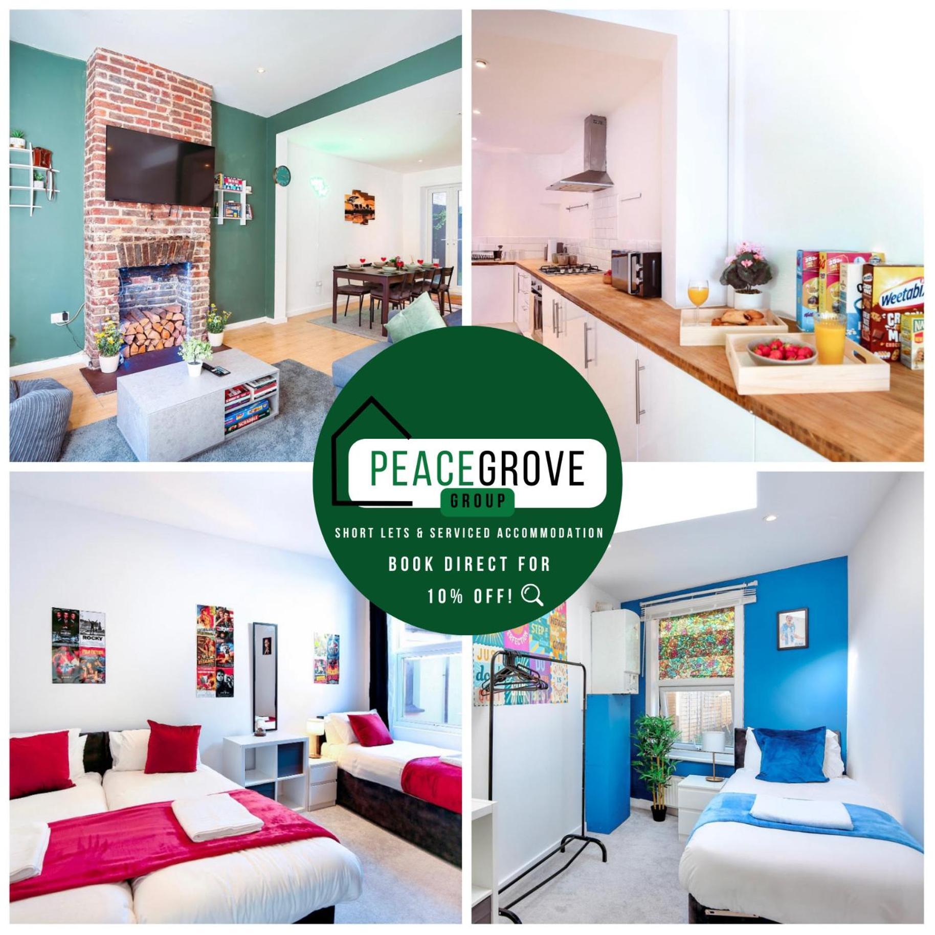 Three Bedroom House By Peacegrove Homes Short Lets & Serviced Accommodation Brighton With Free Wifi & Pet Friendly Ngoại thất bức ảnh